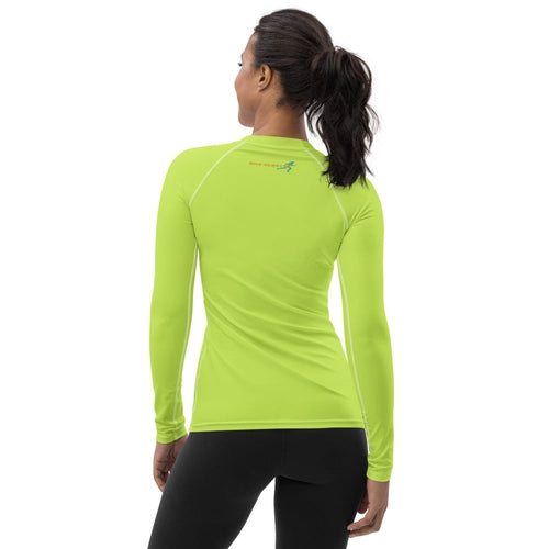 Tangy Lime Performance Rash Guard UPF 50+